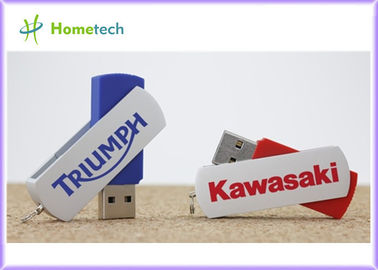 Forme a novedad el estilo plástico del eslabón giratorio de memoria USB con la transferencia de archivos 1GB