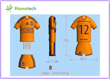 Memoria USB modificada para requisitos particulares personalizada de la historieta de la camisa del poolo del equipo de fútbol de memoria USB TIGRES