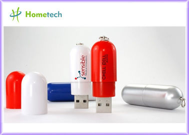 Memoria USB plástica del usb 2,0 de memoria USB 32gb de la cápsula linda/memoria USB portátil del pulgar