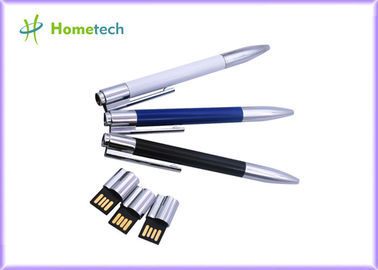 La pluma del flash del punto de bola de metal USB conduce 2,0 palillos Pendrives de memoria Flash de 4GB 8GB 16GB 32GB