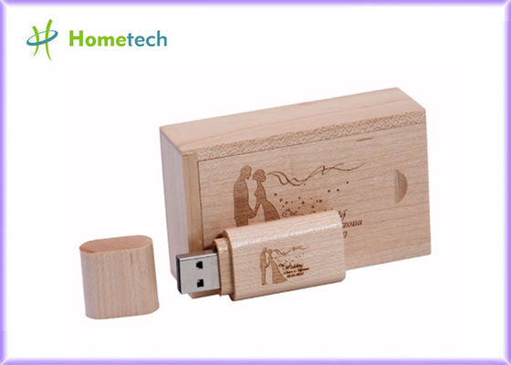 Eco USB personalizado de madera amistoso pega 8GB USB 3,0 para el fotógrafo