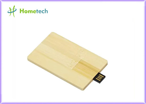 Memoria USB de madera de bambú de la tarjeta de 8-16MB/S 32GB