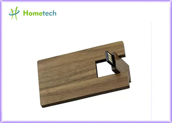 Memory Stick de madera de memoria USB de la tarjeta USB 2,0 de la nuez