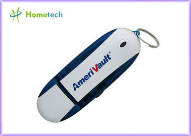 Memoria USB plástica azul marino durable, palillo de memoria Flash del USB