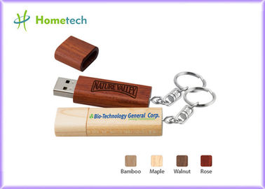 Memorias USB modificadas para requisitos particulares bambú Eco Frinendly del Usb del grabado del regalo